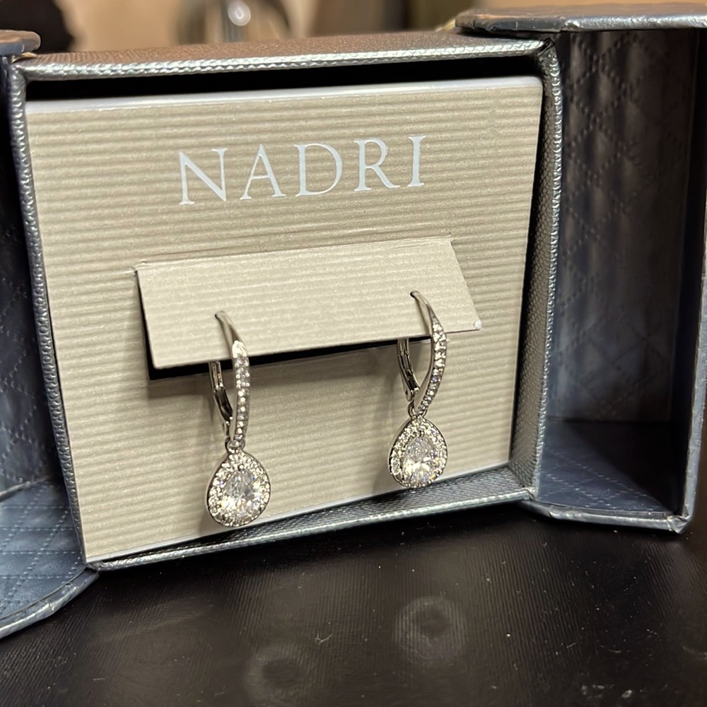 Nadri drop earrings
